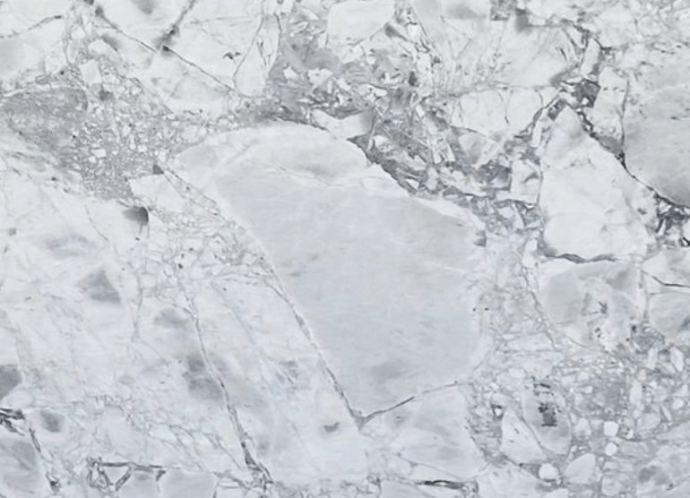 Super White Marble 3CM Leather